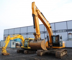 ЭКСКАВАТОР HYUNDAI R80-7 и ЭКСАКАВАТОР JCB 260LC